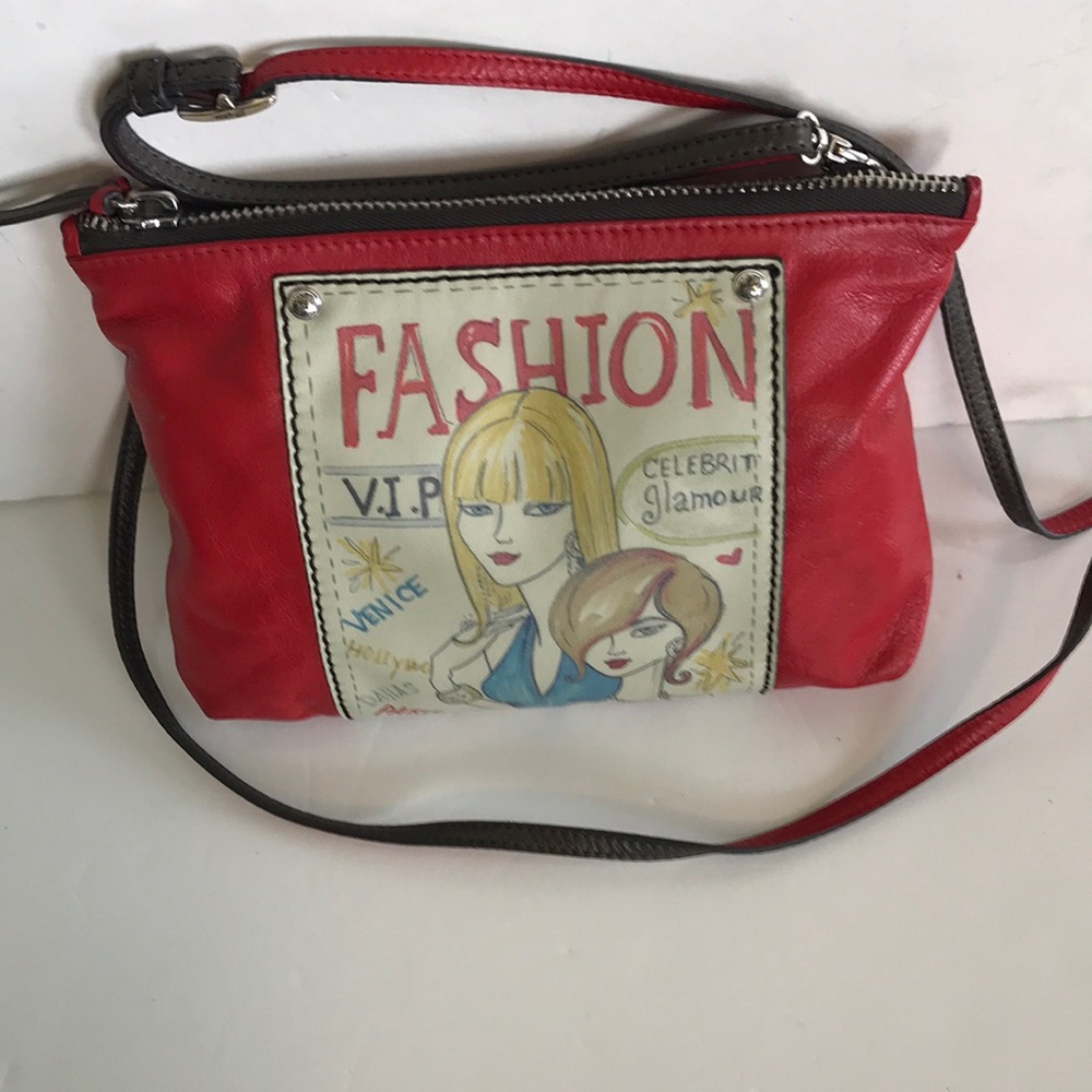 Brighton leather crossbody bag “Fashion” theme